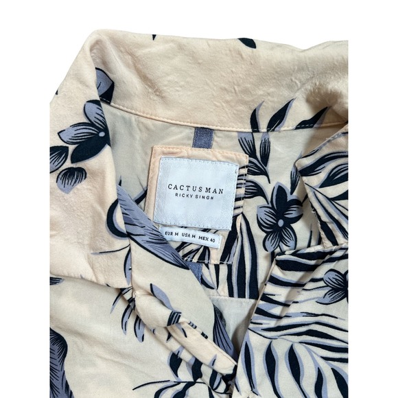 CACTUS MAN Ricky Singh Men's Hawaiian Shirt Size Medium Size M - Picture 3 of 7